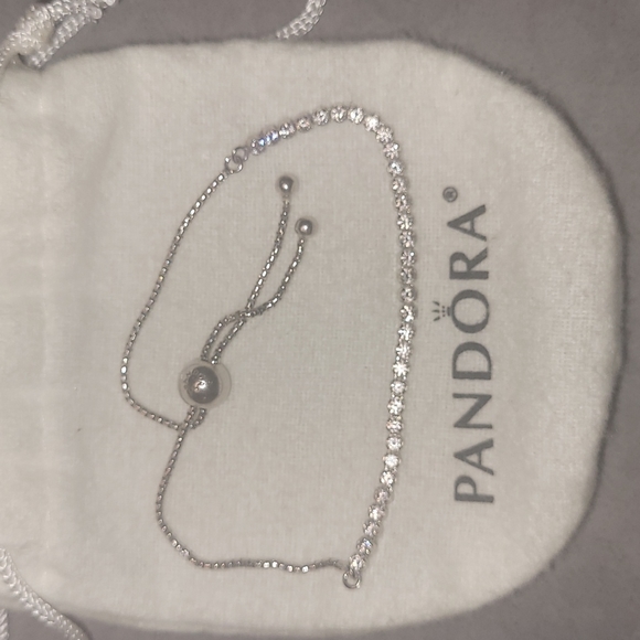 Pandora Sparkling Slider Tennis Bracelet, silver925 - Picture 4 of 6